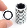 M16 Aluminium Alloy Rubber Gasket Car Oil Sump Drain Plug Sealing Gaskets Rings Washer for Renault Clio Duster Espace Fluence