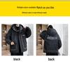Men's Fleece-Lined Hooded Workwear Jacket - Autumn/Winter 2025 Trend, Windbreaker, High-End Feel, Loose Fit.
