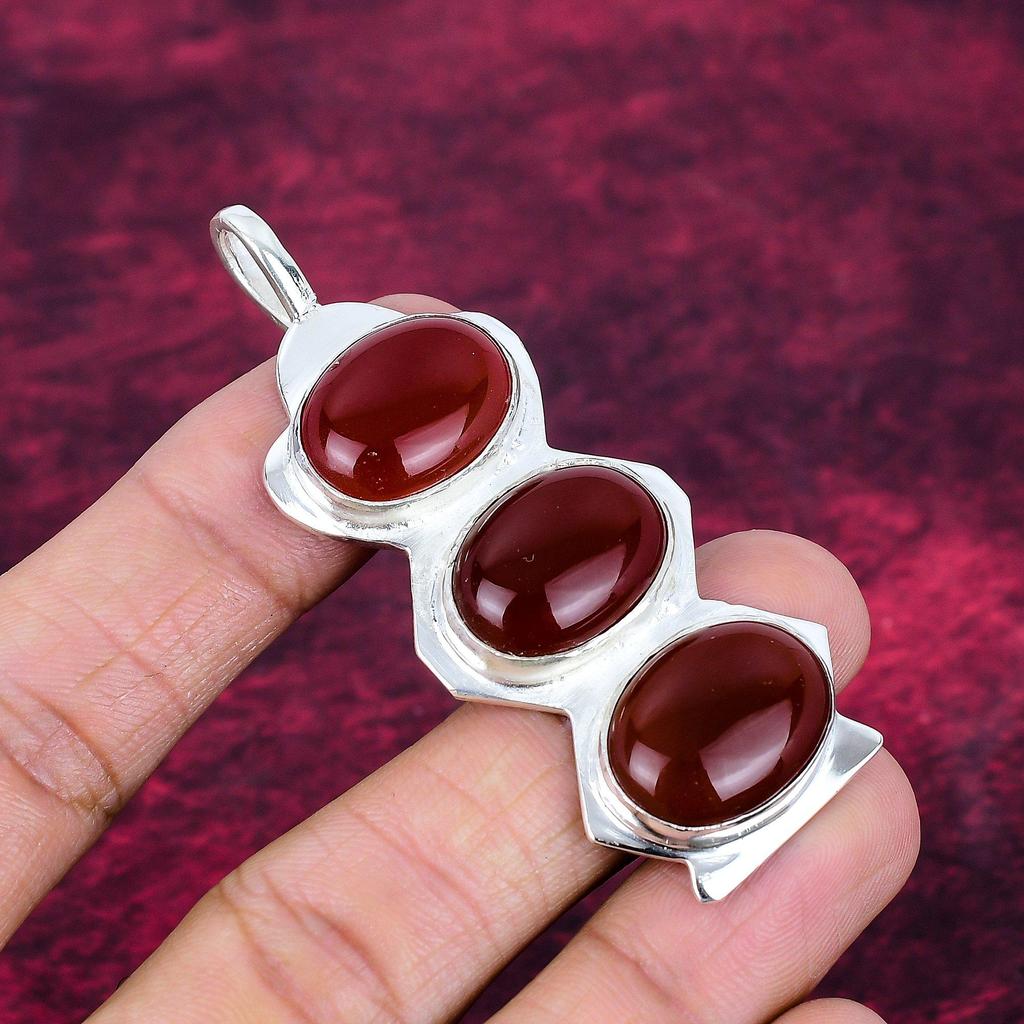 Carnelian 925 Solid Sterling Silver Earrings, Handmade Gemstone Earrings Jewelry, Gifts For Wife Brand New Earrings