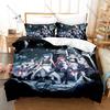 Cool Trinity Seven 3PCS Bedding Set Anime Girls Character Print Soft Microfiber Duvet Cover Pillowcase Bedroom Decor