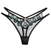 Hollow Out Transparent G-string Female Flower Embroidery Pearl Underpants Women Sexy And Hot Mesh Elastic Underwear bragas sexys