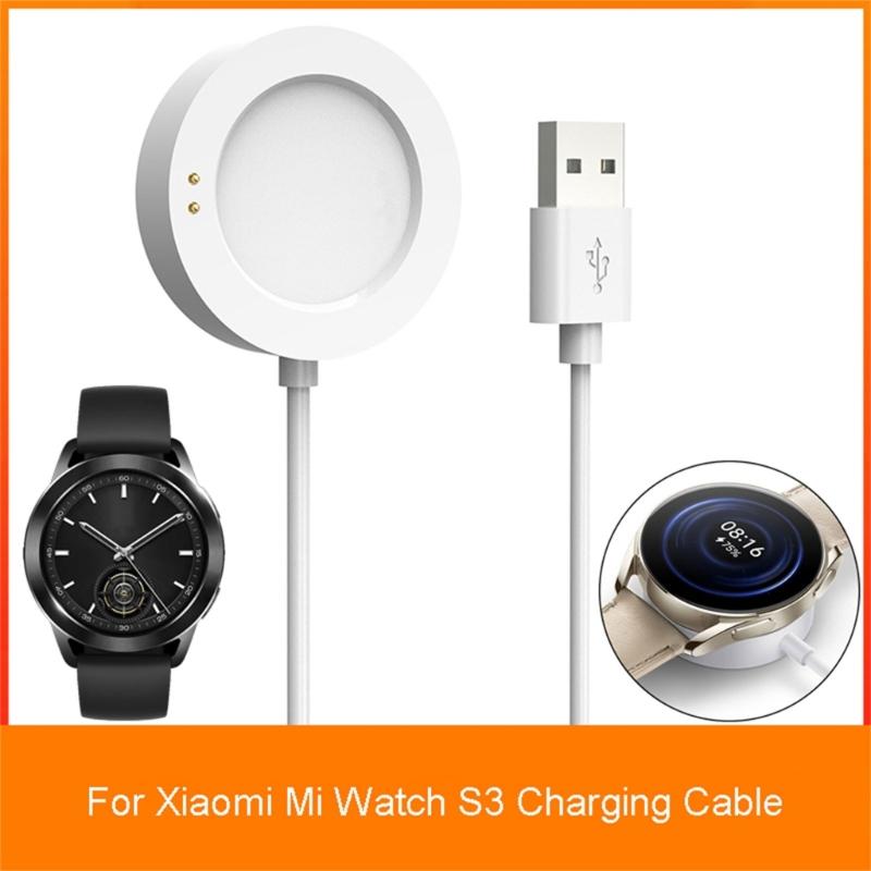 Compatible For WatchS3 Magnetic Charger Power Adapter Fast Charging Cable Dock Bracket Rack Smartwatch Station Durable