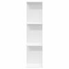 Wall Shelf 2 pcs White 22 x 15 x 100 cm Engineered Wood