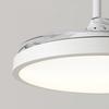 Ultra-thin Nordic Minimalist Eye-Protecting Bedroom Light with Full Spectrum, Silent High-Wind Chandelier Fan.
