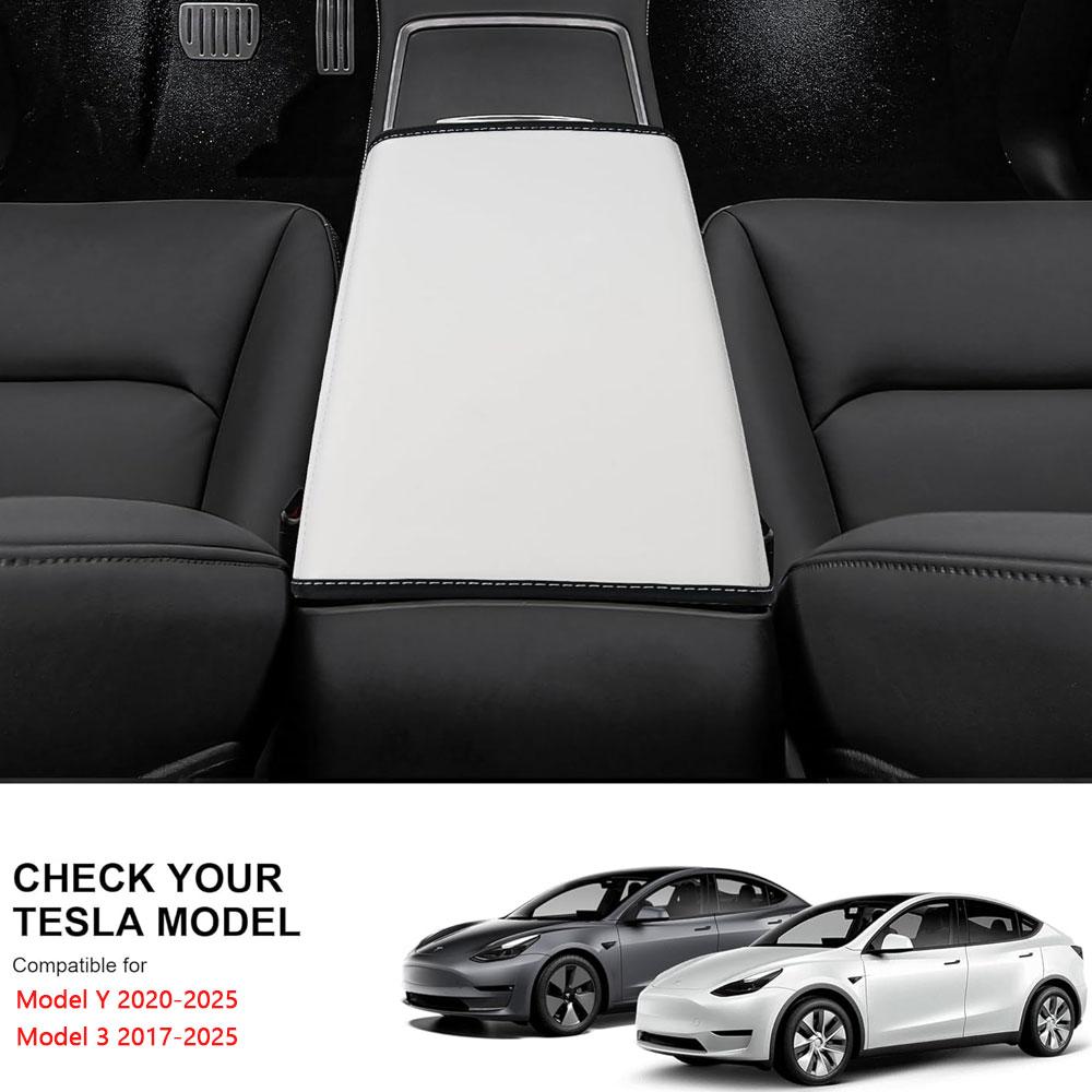 For Tesla Model Y Armrest Box Cover Model 3 Highland Central Control Armrest Decoration Interior Model 3 Accessories Protection