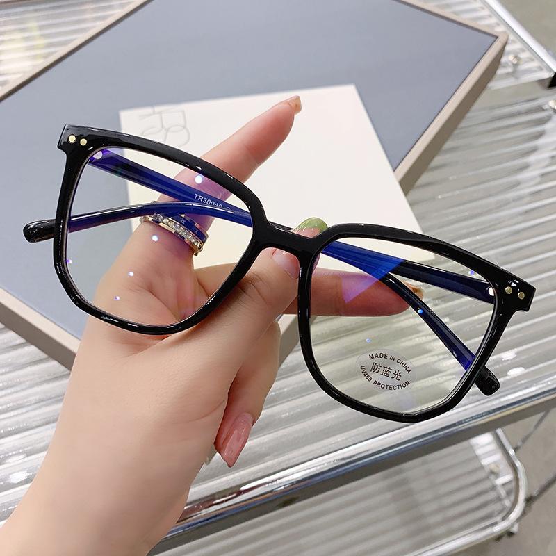 New Vintage Transparent Computer Square Reading Glasses Frame Anti Blue Light Optical Eyewear  Women'S Presbyopic Glasses
