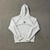 Mens Casual Hoodie Pants Set With Foamed Camo Letter Print Streetwear Outfit