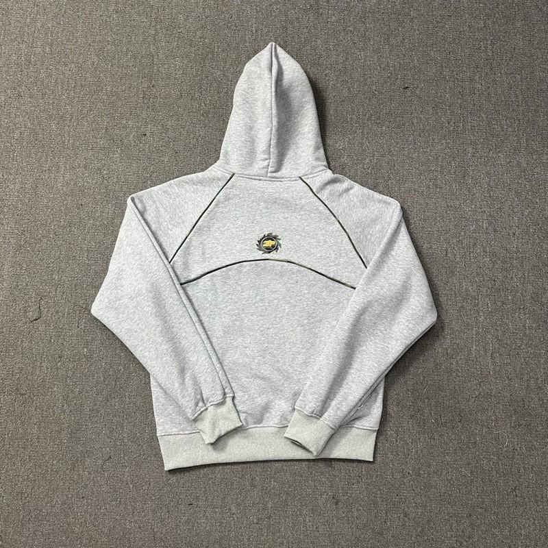 Mens Casual Hoodie Pants Set With Foamed Camo Letter Print Streetwear Outfit