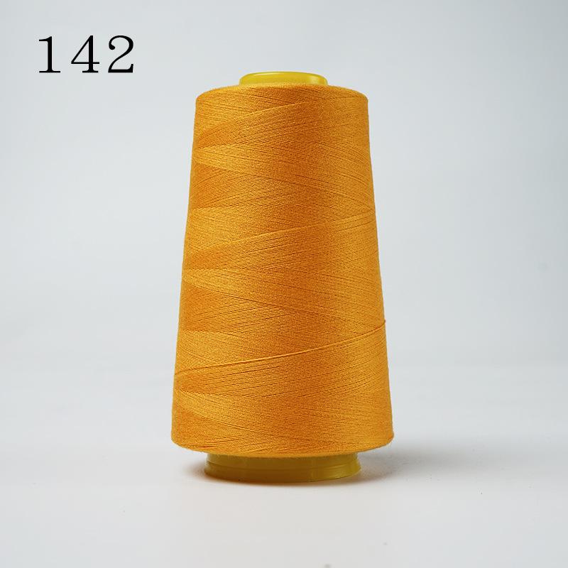 2 STÜCKE 3000 Yards Orange Industrielle Overlock-Nähmaschine Polyesterfaden Nählinie