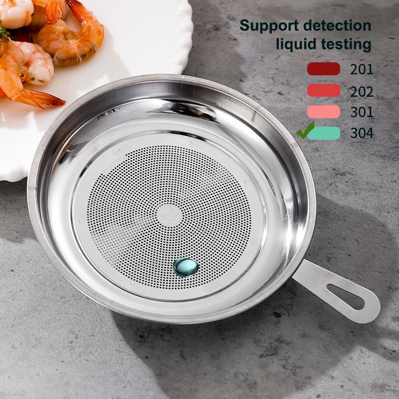 Glass Lid Bacon Grease Container Deep Fryer 1.3L Keeper With Handle Easily Refill Filter Pot Grease Strainer , With Glass Lid