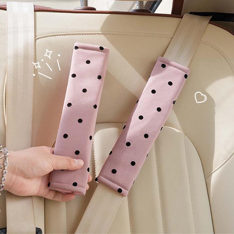 Child Anti-Choke Car Seat Belt Shoulder Pad Cover - Cute and Protective