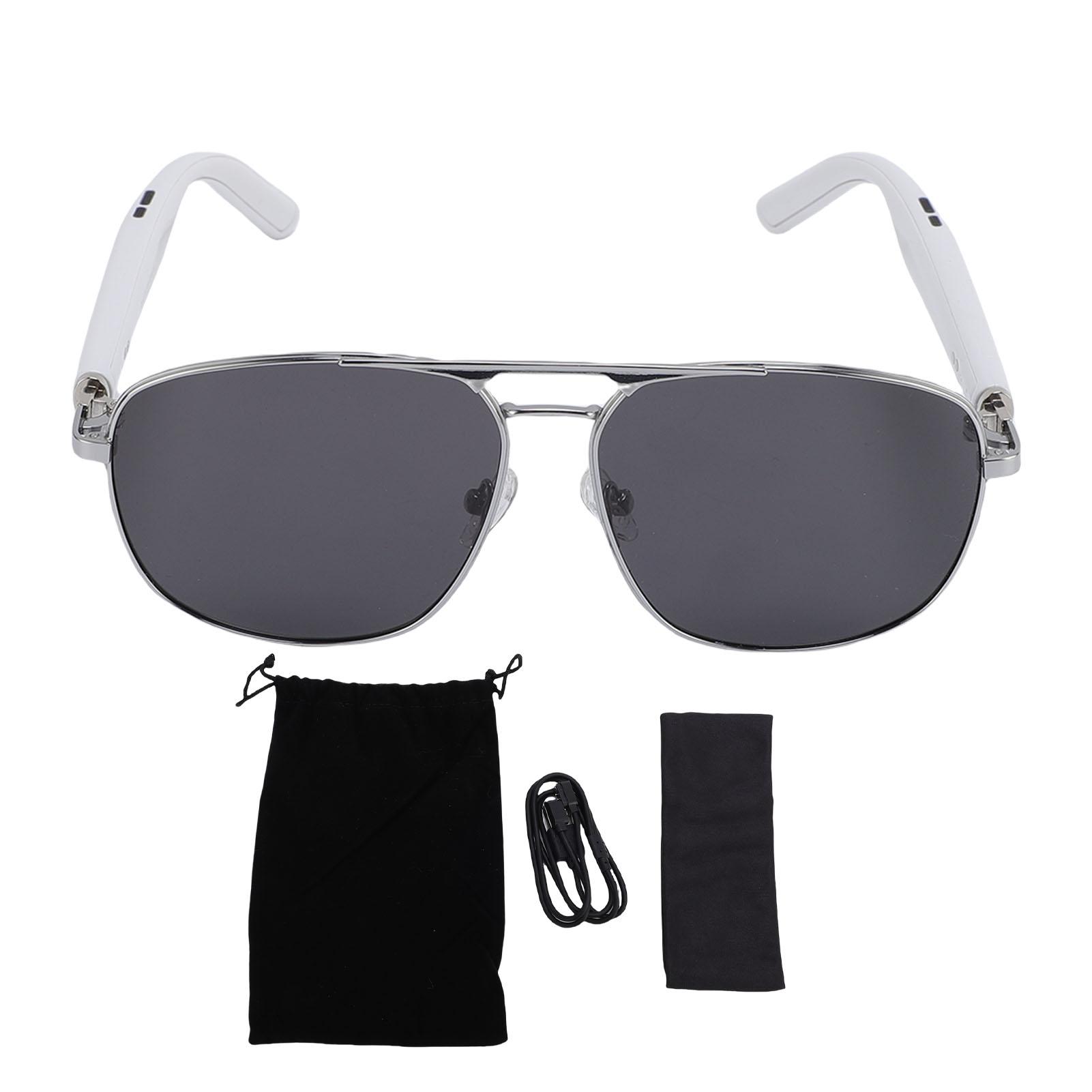 

Smart AI Translation Glasses Bluetooth Translator Polarized Sunglasses Real Time Translation Built чорний