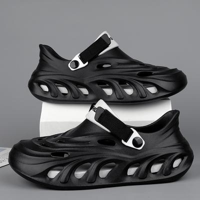 Men'S Outdoor Sandals Sport Slippers Beach Slides Breathable Clogs Men Casual Garden Shoes Non-Slip Hiking Men Outdoor Sandals