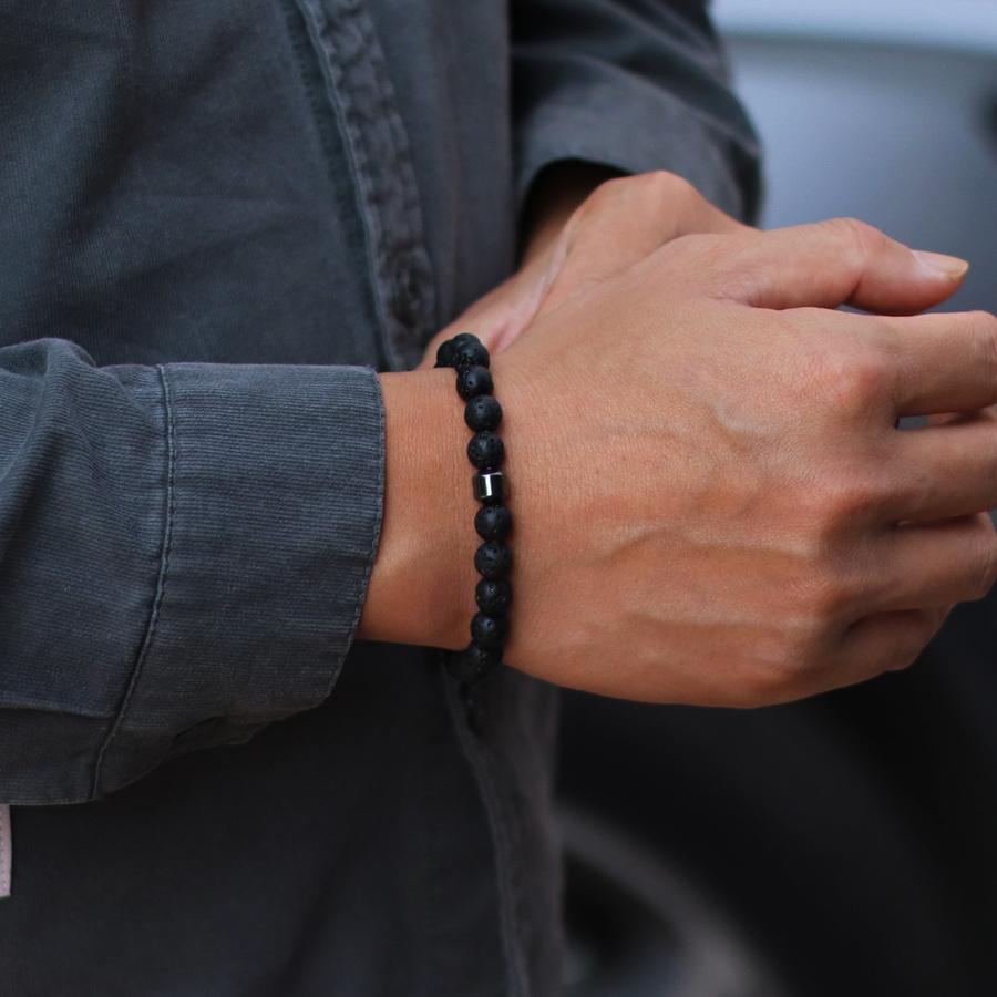 Noter Men Bracelet With Natural Stone Sodalite Tiger Eyes Hematite Healing Braslet Pulseria Hombre Perfect Gift For Boyfriend