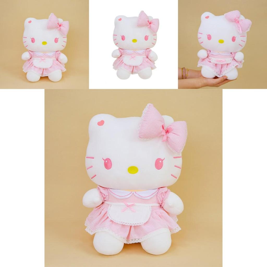 Hello Kitty Kuscheltier aus kurzem Plüschstoff für Schlafzimmer und Spielzimmer