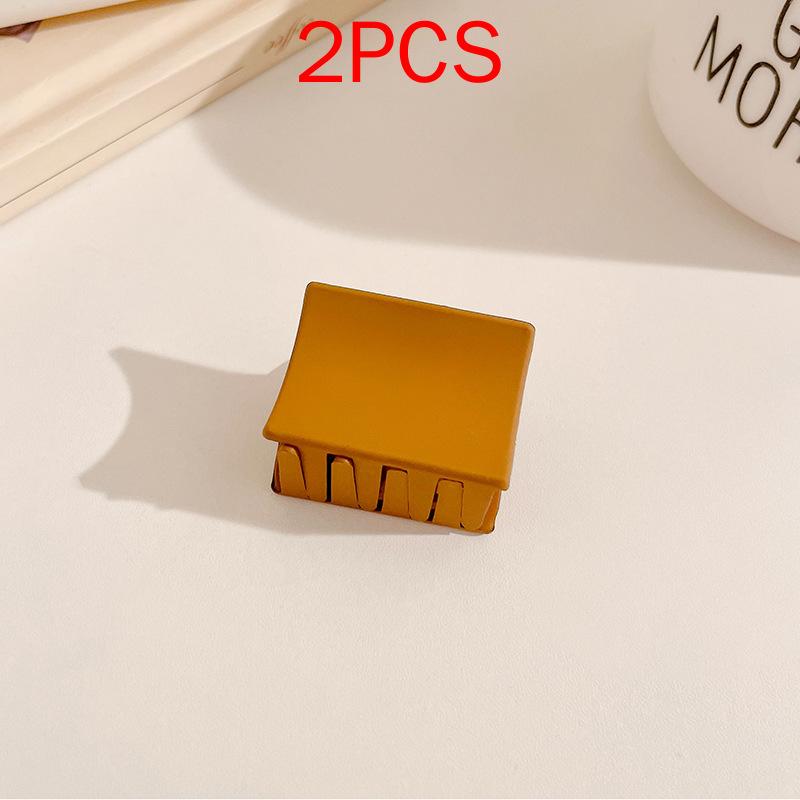 2 ΤΕΜ Premium Σετ Κεφαλών Νέο Γυναικείο Κλιπ Κλιπ Νύχι Μόδας Καφέ Μαύρο Ακρυλικό Μεγάλες Φουρκέτες Claw For Lady Clip Barrette Αξεσουάρ μαλλιών