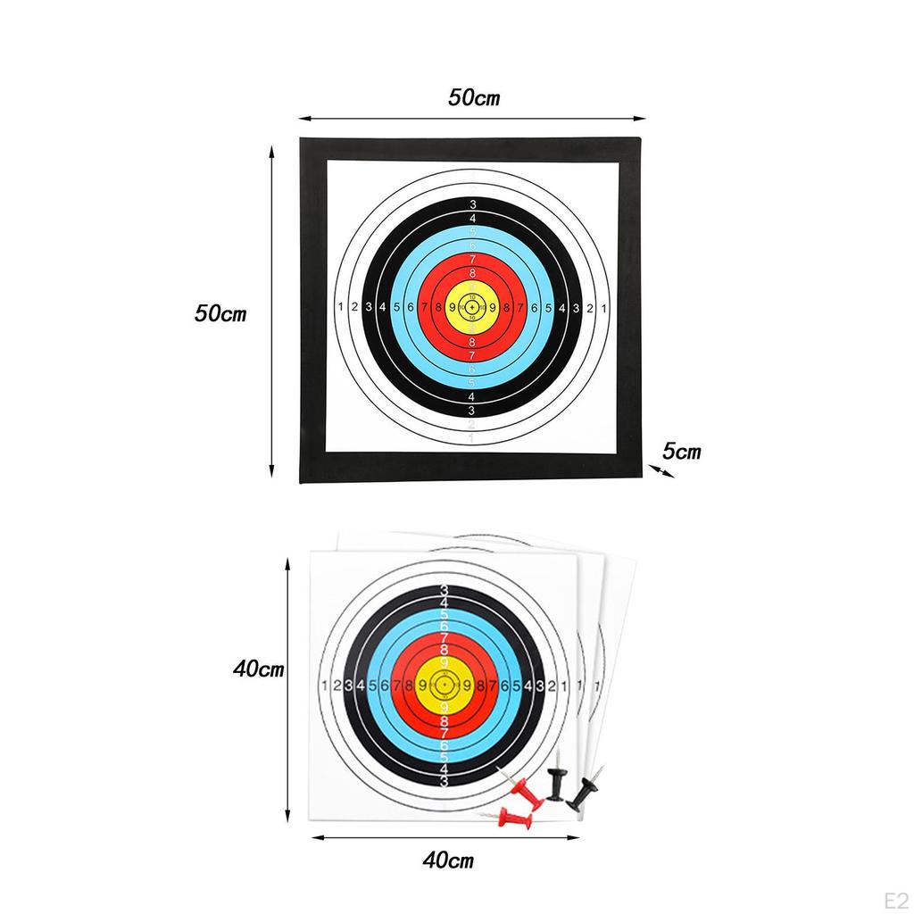 EVA Arrow Target Archery Accessories Backyard Beginner Adults High Density with Pins