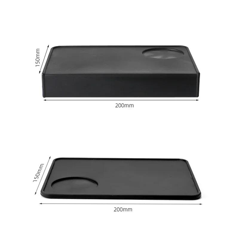 Coffee Tamper Mat Pad Anti Skid Tamper Mat Barista Coffeeware Tamping Tools Barista Espresso Tampering Holder Corner Cushion Pad