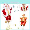 Unique Santa Claus Electric Climbing Doll With Cheerful Music For Holiday Decor
