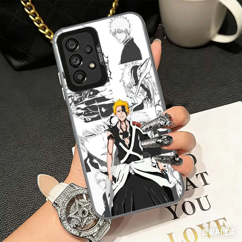 Bleach Anime Ichigo Kenpachi Shockproof Phone Case for Samsung A17 A16 A15 A14 A37 A57 A36 A56 A26 A35 A55 A25 A34 A54 A24 A13 A