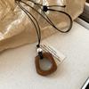 Love Pendant Necklace Internet Celebrity Fashion Versatile Sweater Chain High Sense Jewelry