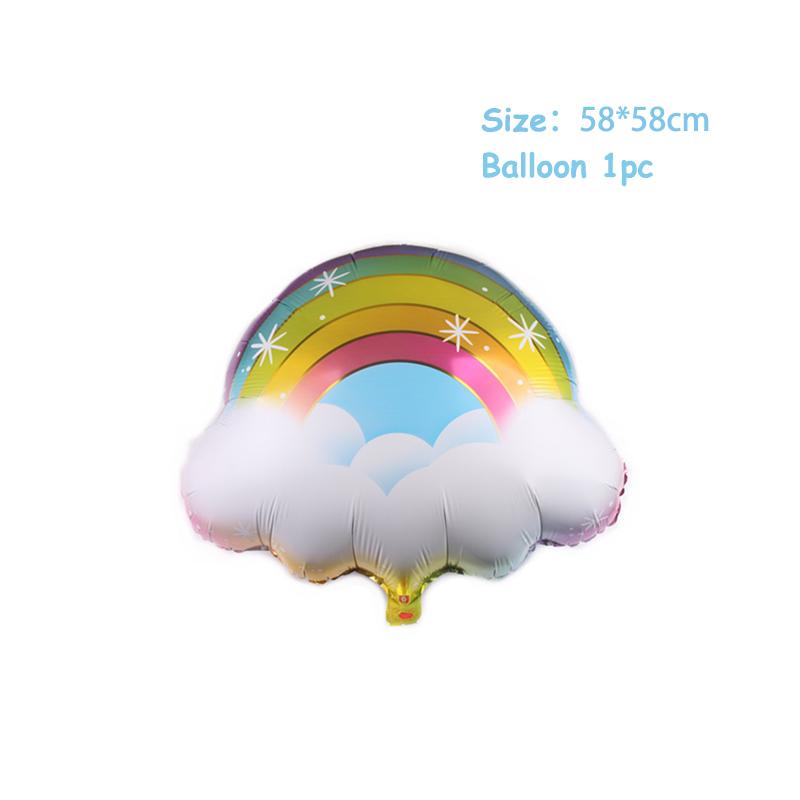 Environmental Theme Blue Sky And White Cloud Party Tableware Paper Plate Cup Balloon Birthday Baby Shower Wedding Decor Supplies