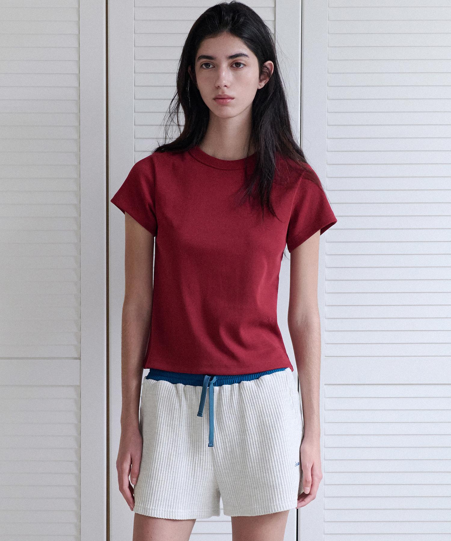 Annies Bessette Half Tee (Red) Red