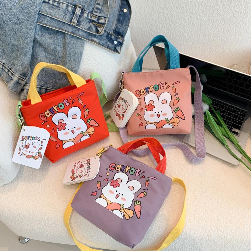 

Cartoon shoulder bag versatile handbag minimalist crossbody bag