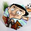 Mr. Bean's Adventure Umbrella Folding umbrella, automatic umbrella 8-Frame for Travel, camping Use Gift for Halloween Christmas