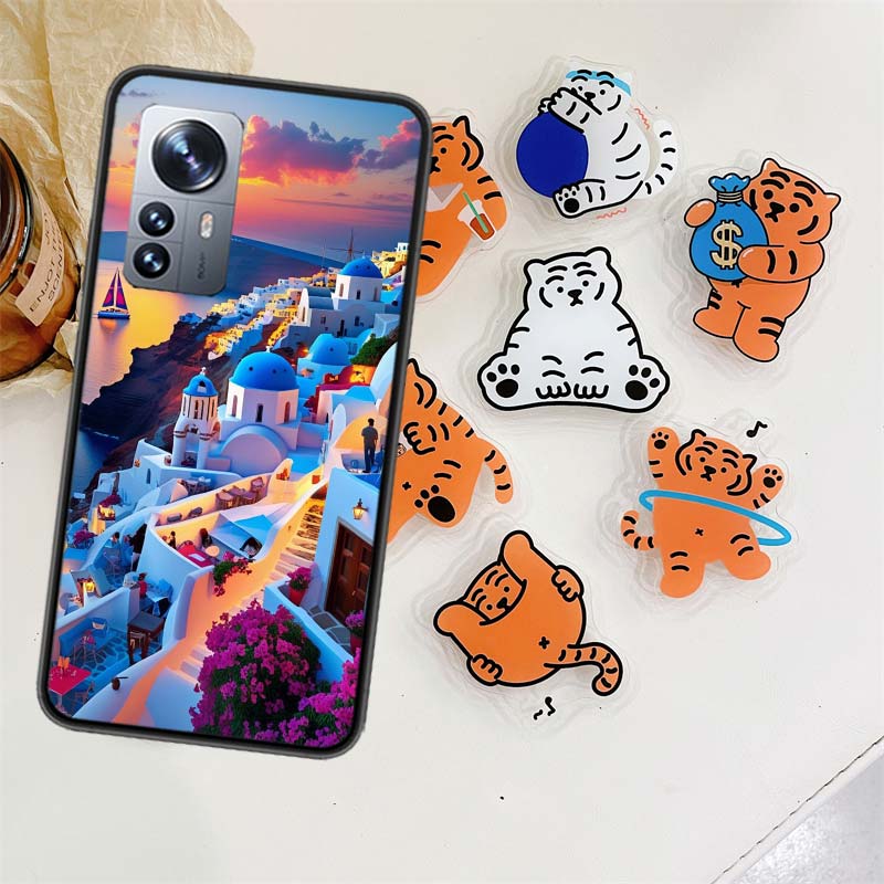 Greece In Summer. Santorini Phone Case For Xiaomi Poco X7 X6 M8 M7 M6 M4 M3 X4 Pro F7 Ultra M5S Mi 14 14T 15 15T 12T 10T Pro 12S