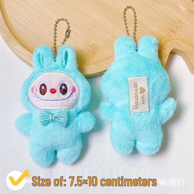 

Милый пищащий кулон Лабубу, плюшевая кукла-шарм