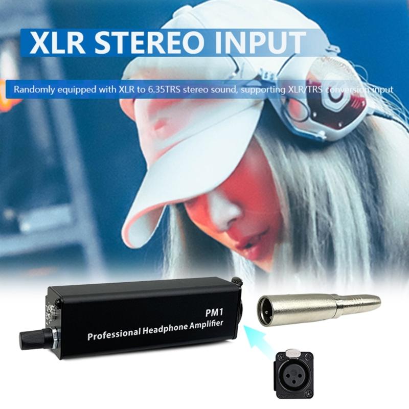 Convenient 3.5mm Headphone Amplifier Adapter No Interferences HiFi Sound for High Fidelitys Sound Experience