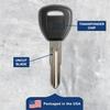 2X KeylessOption Car Key Replacement for 1996 1997 1998 1999 2000 2001 2002 2003 2004 2005 2006 Acura CL MDX RSX TL Honda Accord Civic Insight