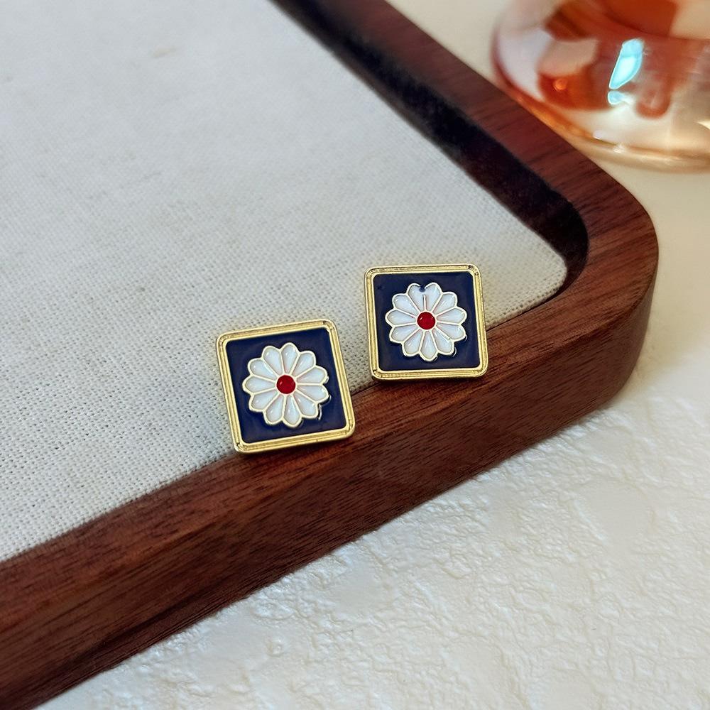 Silver Needle Hochwertige Mikro-Set Schwarze Ohrringe