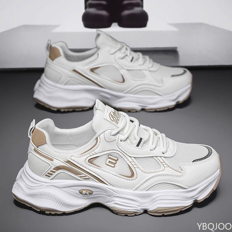 Fashion Men's spring summer new breathable mesh comfortable shoes men's sports trendy versatile thick soled casual shoes