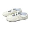 Sheepskin Version~ Korean Round Head Shallow Mouth Casual Sports Shoes Velcro Mary Jane Shoes Single Shoes Women's Flat-bottomed German Training Shoes