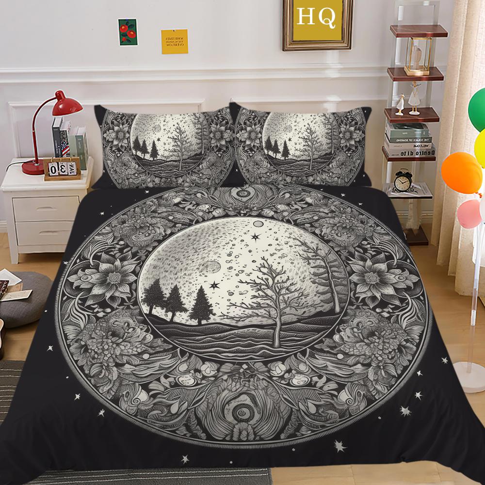 Așternut de pat de lux Costum Huse plapumă Textile pentru casă moale Față de pernă dimensiune king Femeie Decor dormitor din microfibră