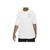 Air Jordan Flight Essentials Washed Print Crew Neck Short Sleeve T-Shirt Men Tops White CZ8064-101