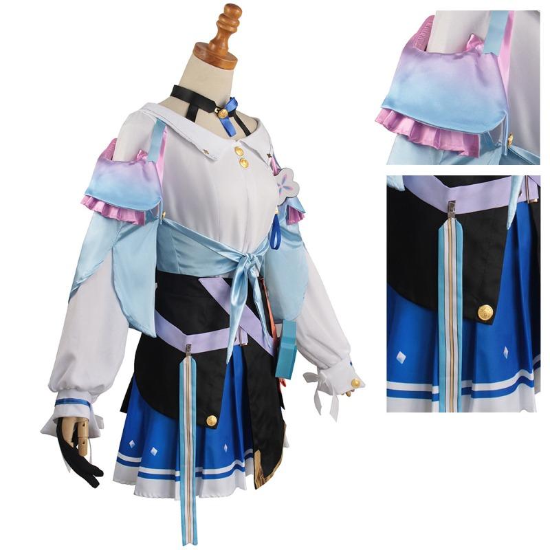 Animation Game Cos Clothing March 7 Same Cosplay Clothing Performance Clothing Women's Skirt