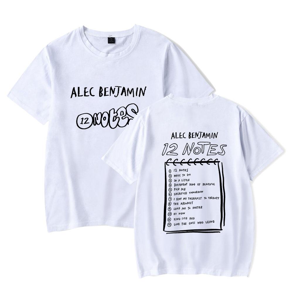 Fashion for Fans of Alec Benjamin Women Men's Casual Printed Short Sleeve T-shirts