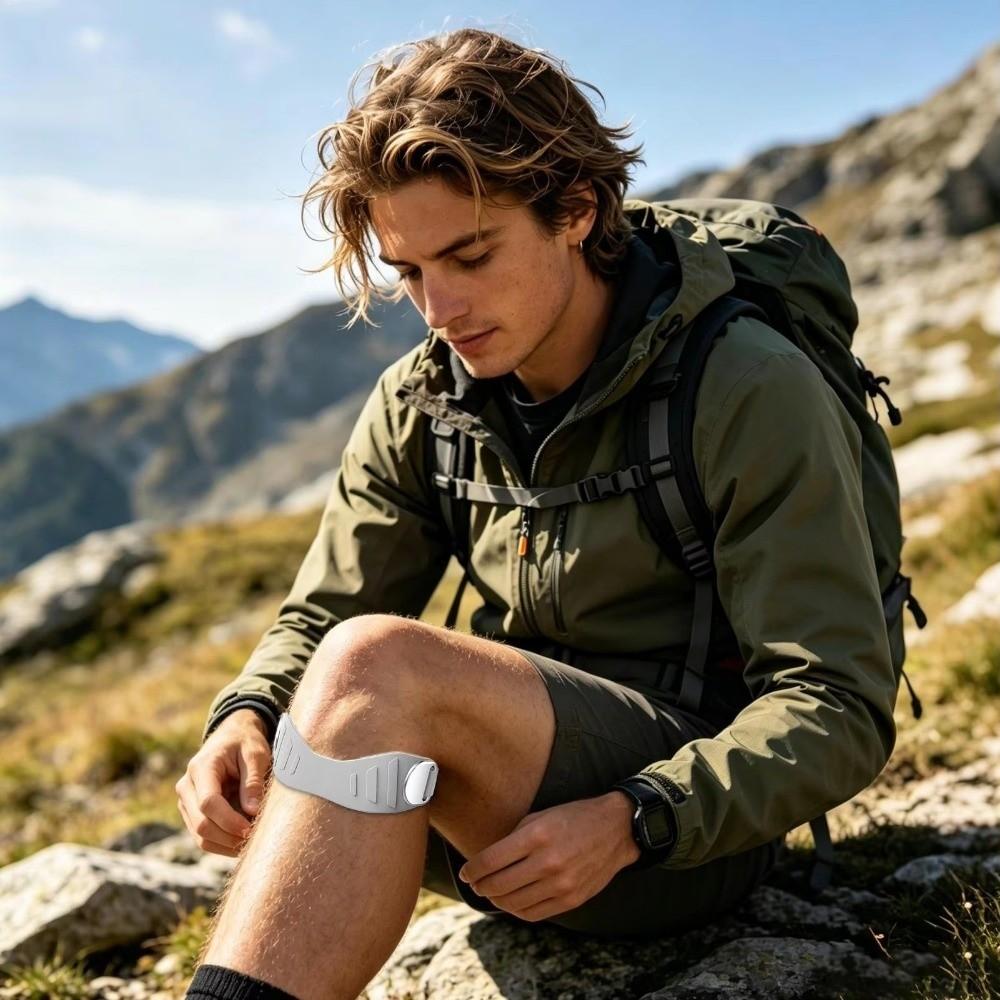 1 Pair Silicone Patella Knee Strap Adjustable Knee Brace Support Band for Running Basketball