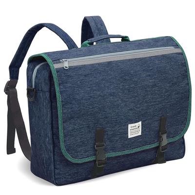 Grandir Ensembie Piano Lesson Bag, 3-Way Horizontal Backpack for Kids (Simple Design for Boys and Girls!) - Navy Blue