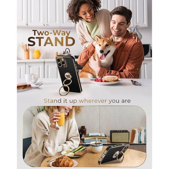 Coque de protection - E.F.CONNECTION - Pour Xiaomi Redmi Note 14 Pro Plus 5G - TPU Slim - Motif Cœur - Noir