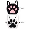Cute Cat Paw Plush Backpack Plush Kawaii Stuffed Animals Shoulder Bag with Adjustable Straps Sweet School Bag Cartoon Backpack