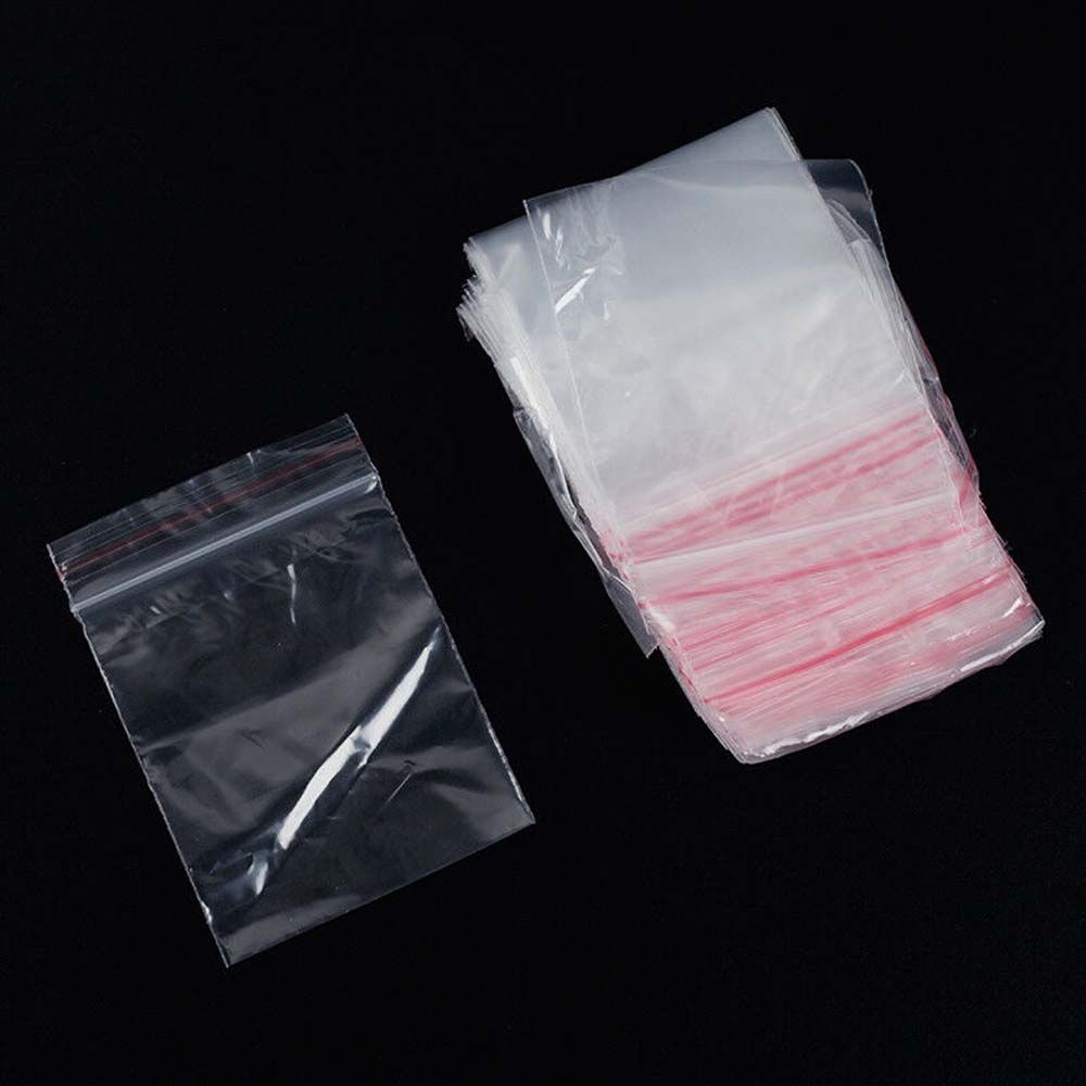 PE Clear Zero Waste Snacks Plastic Bags Food Storage Kitchen Sealing Bag