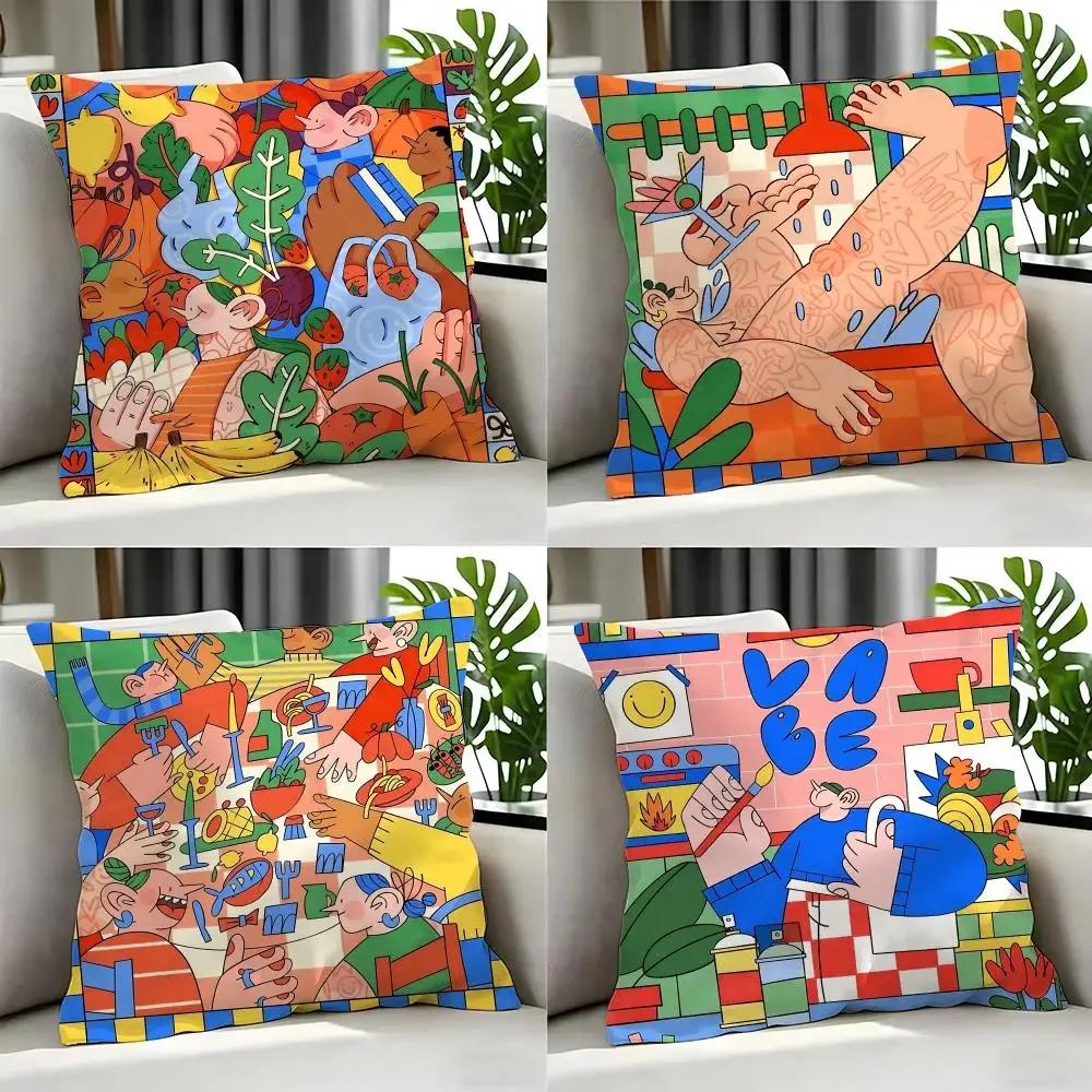 model Malen Pazos Cushion Cover Cushion Cover Set Pcs x x x Pillowcase Decorative Sofa Home Decor
