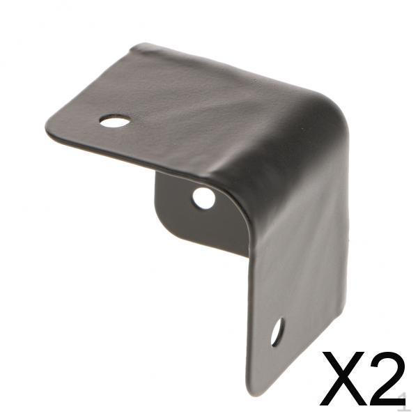 

2x Черные металлические уголки для передних / DJ акустических кабинетов