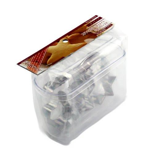 Pearl Metal Antenor Stainless Steel Cookie Mate Set of 6 with Case [Made in Japan] D-3459