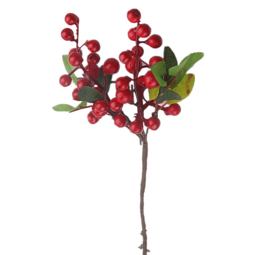 Artificial Berry Stems Lifelike Fade Proof DIY Lightweight Simulated Berry Branch for Vase Home Decor