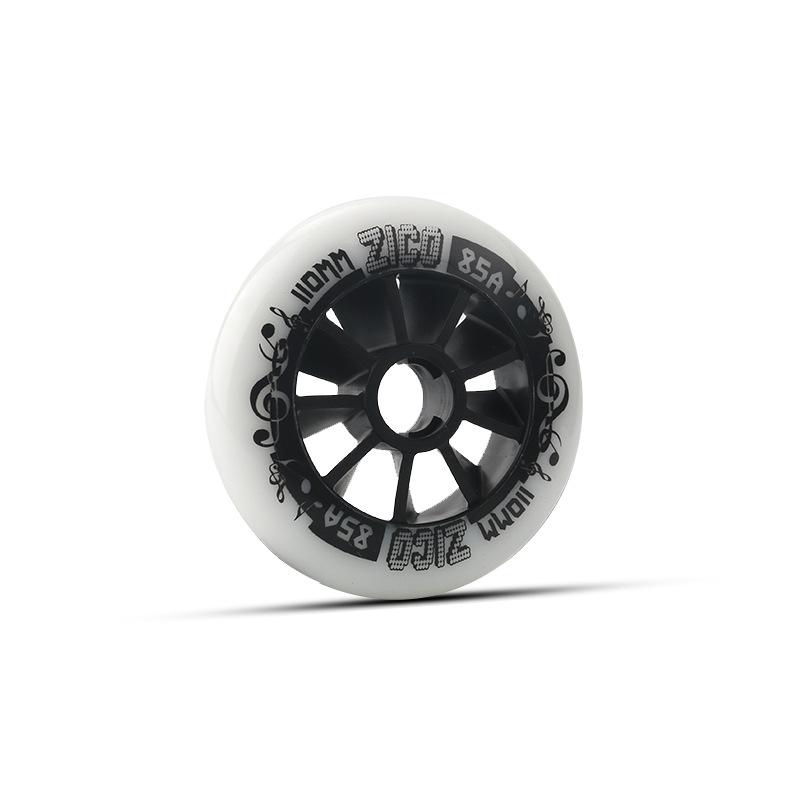 Roller Skates, Speed Skating Wheels, Street Brush Wheels, Racing Big Cake Wheels 90/100/110MM High Elasticity and High Wear Resistance 85A